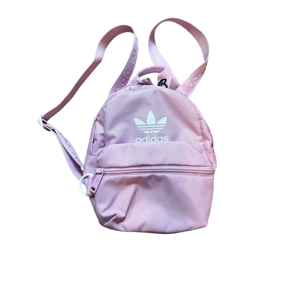 Adidas Light Pink Originals Trefoil Mini‎ Backpack 2.0 Barbiecore Clean Girl Y2K